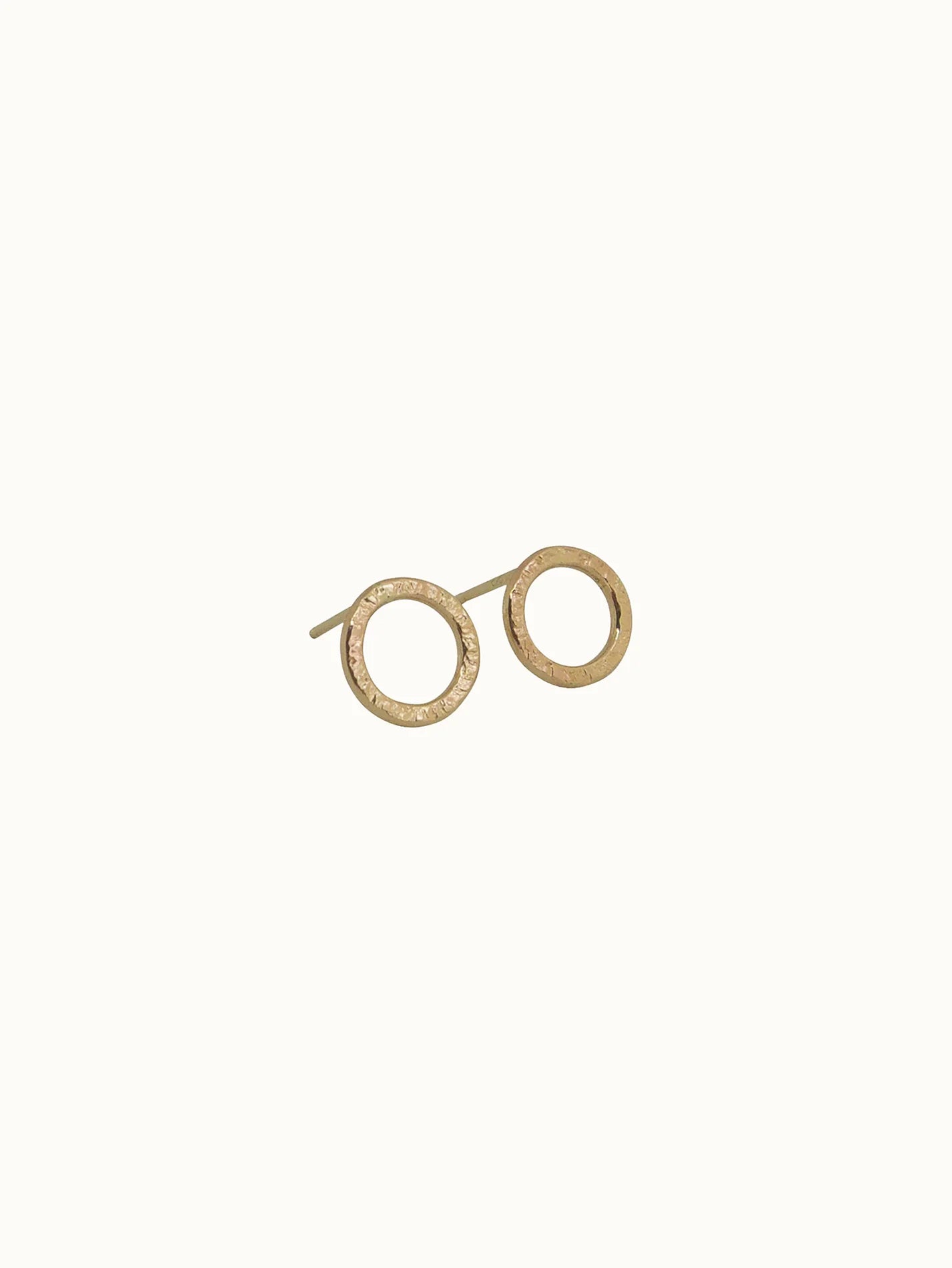 Halo - Textured Circle Earrings