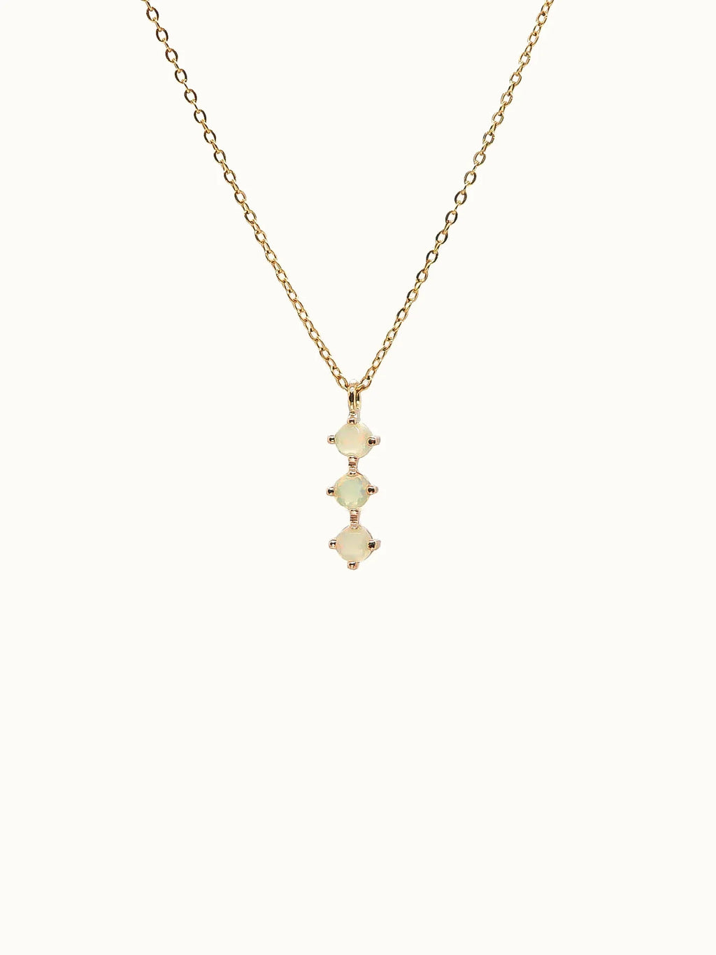 3 Opal Necklace