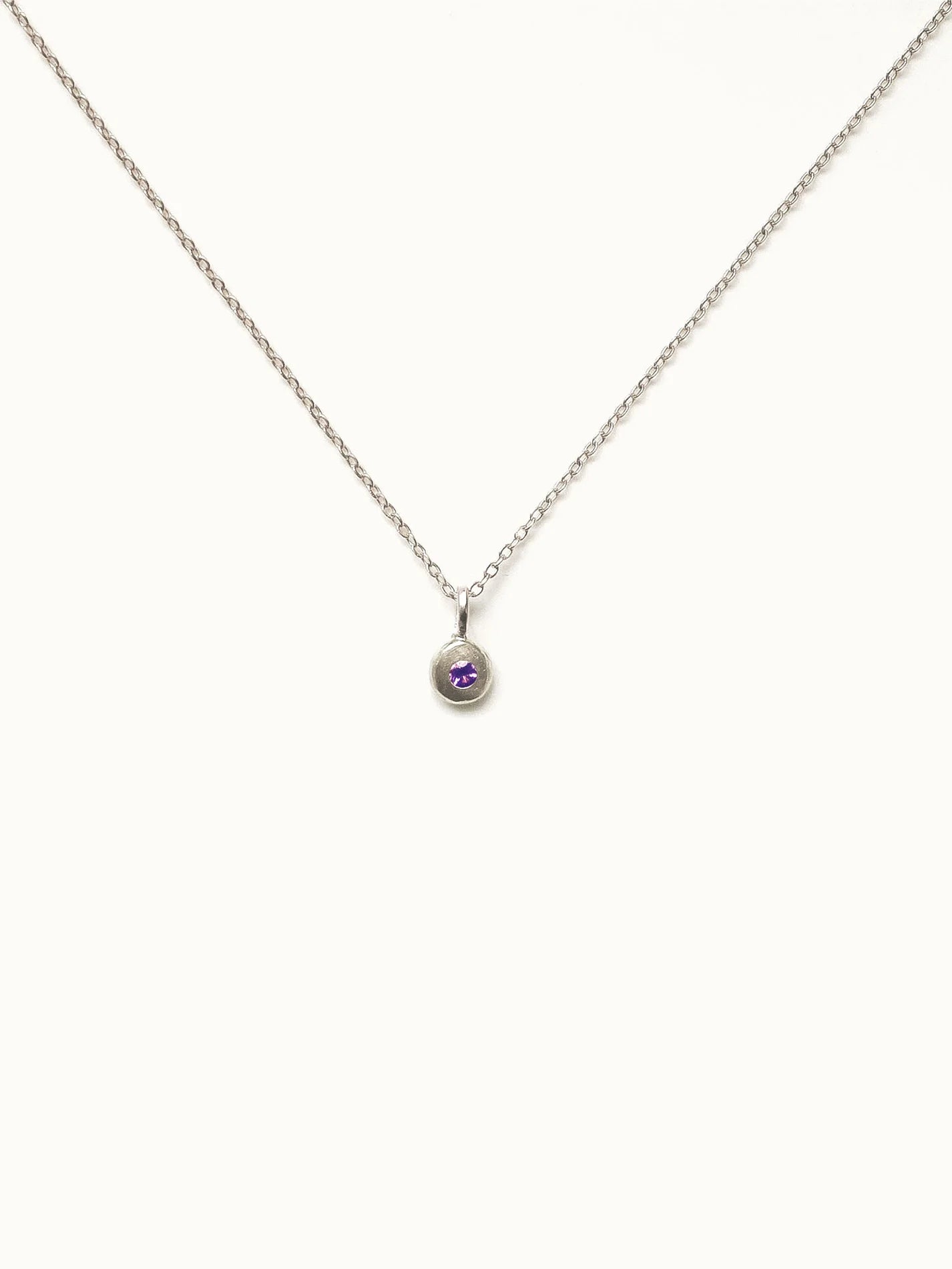 Tiny Amethyst Necklace