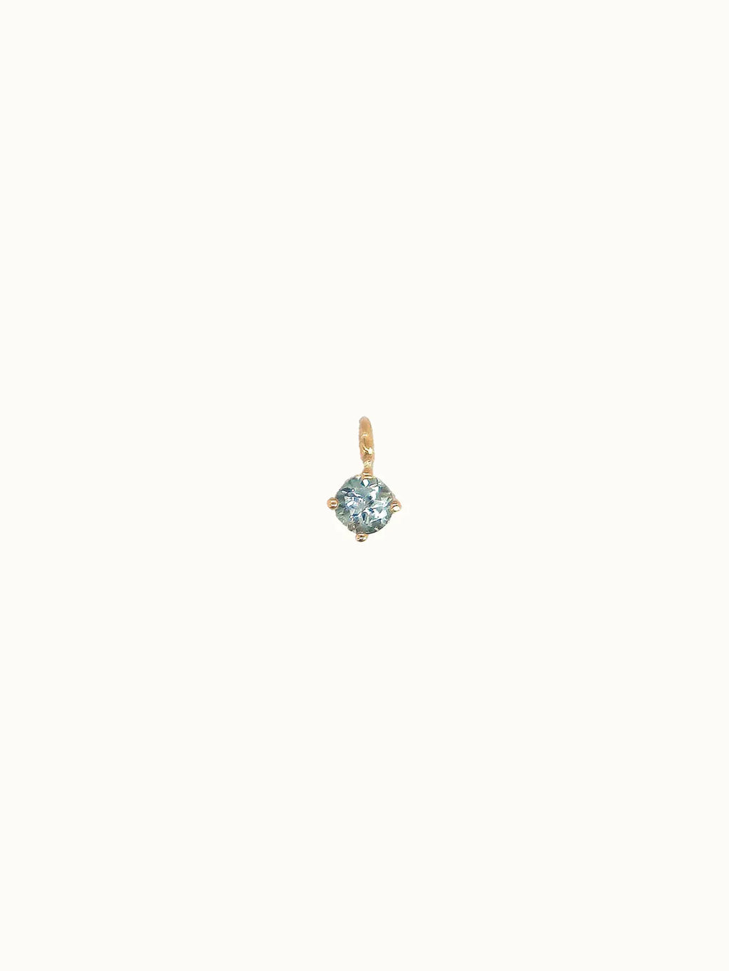 March Birthstone Necklace: Aquamarine