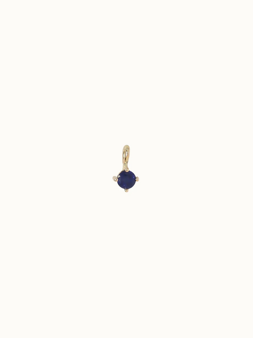 September Birthstone Necklace: Sapphire