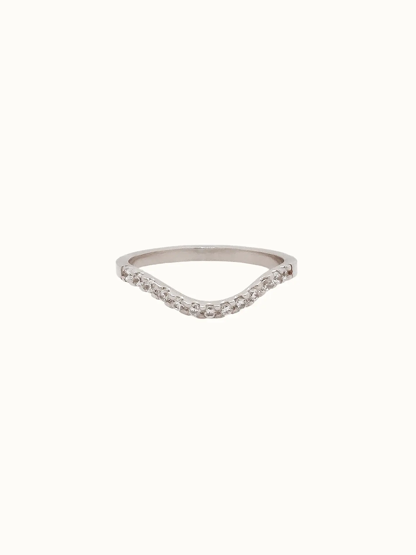 Dawn Curve Diamond Band