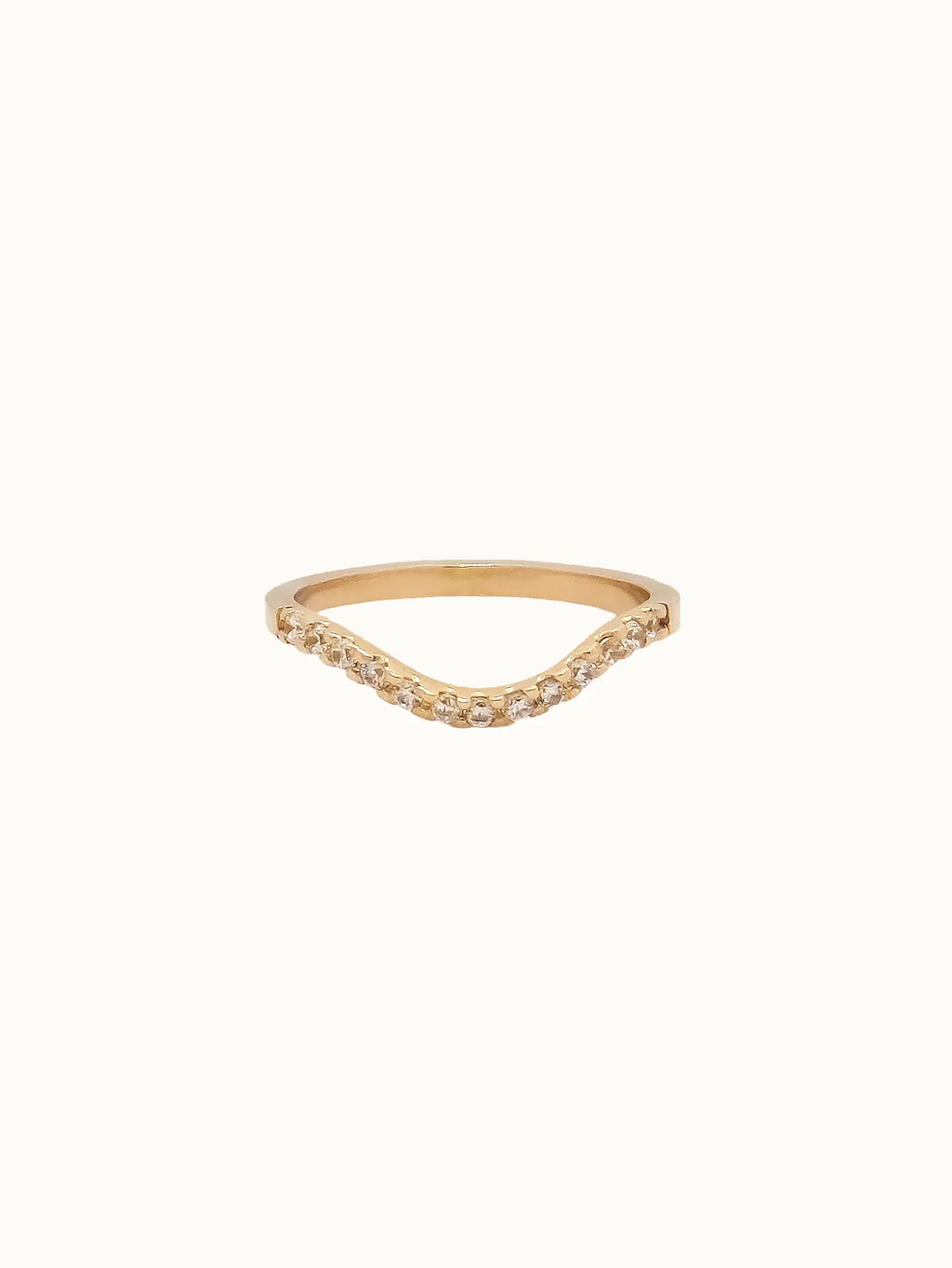 Dawn Curve Diamond Band