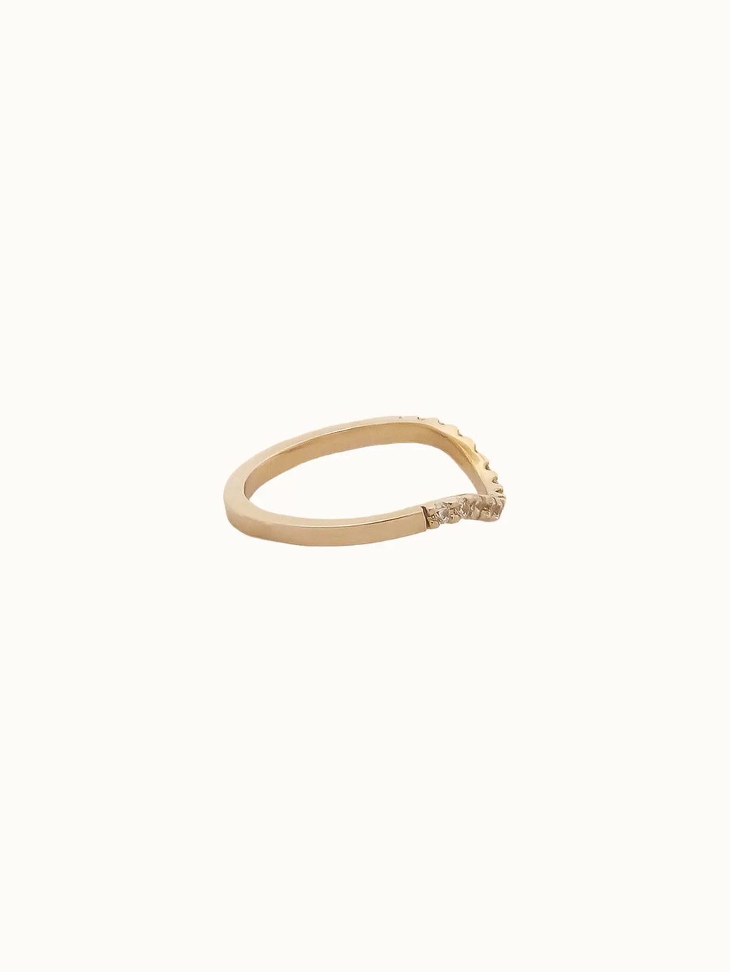 Dawn Curve Diamond Band