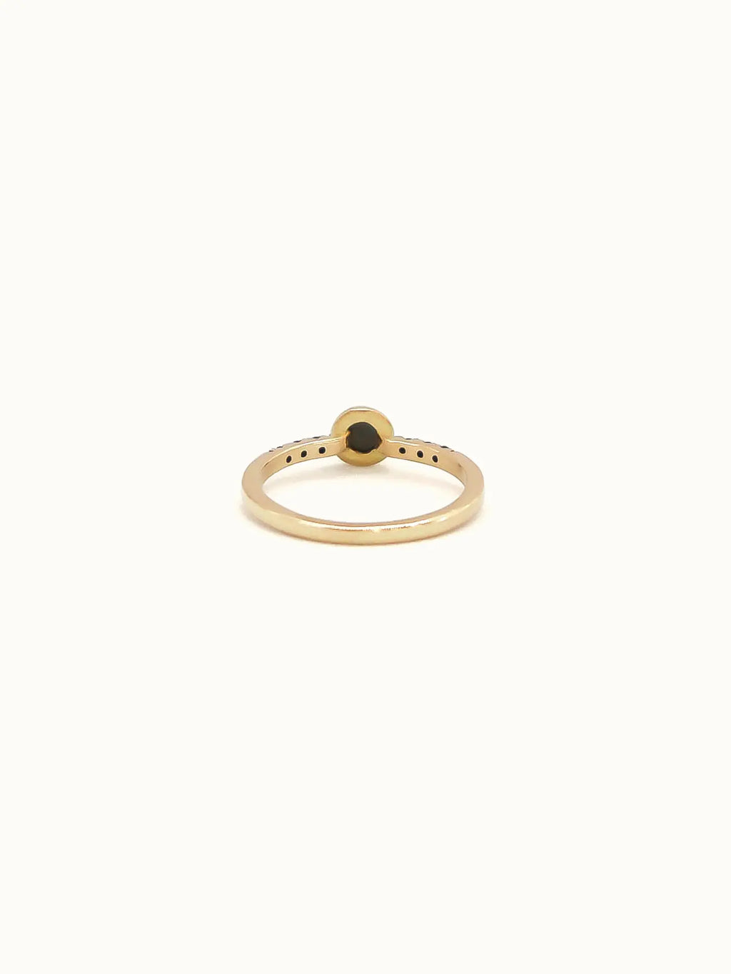 Ligeia black diamond ring