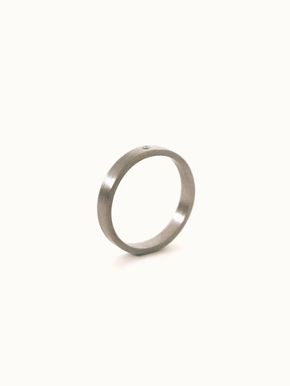Palladium white gold 3.5 mm band