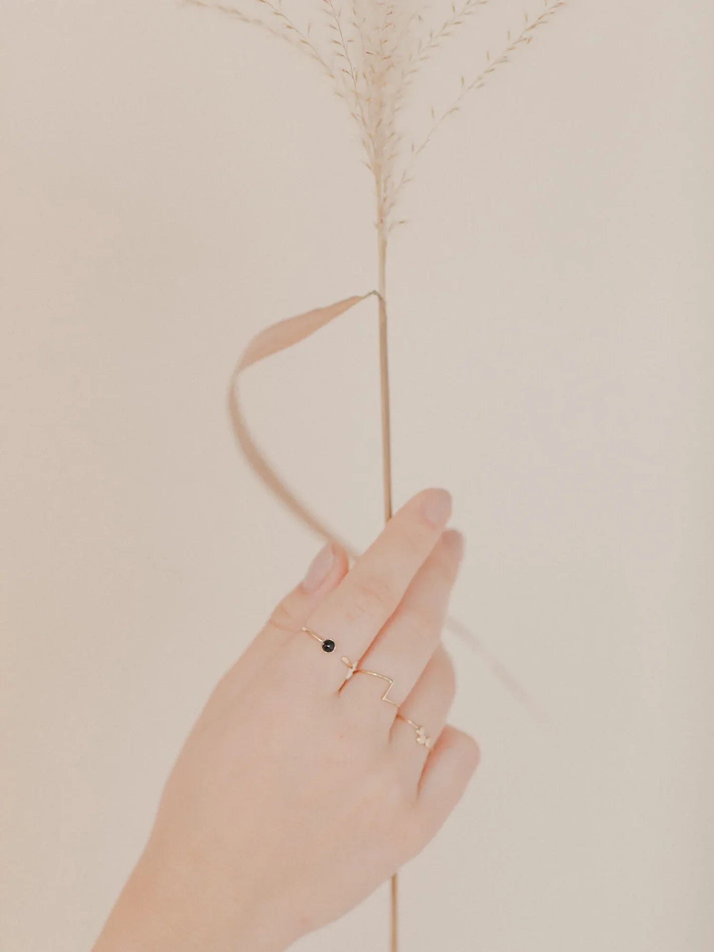 Adelphe - Open Onyx Ring