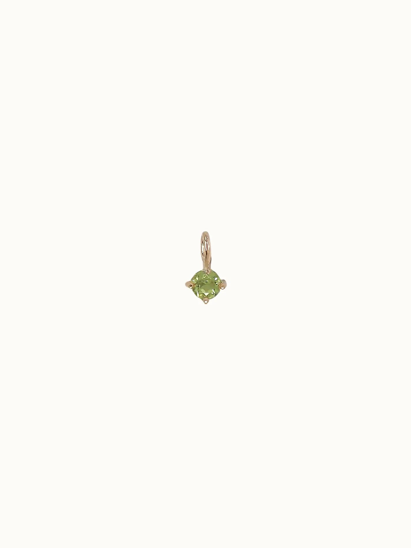 August Birthstone Necklace: Peridot