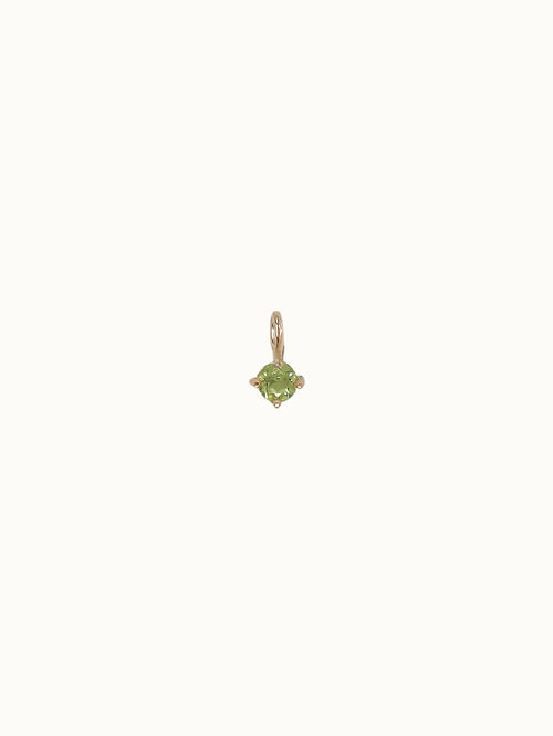 August Birthstone Necklace: Peridot