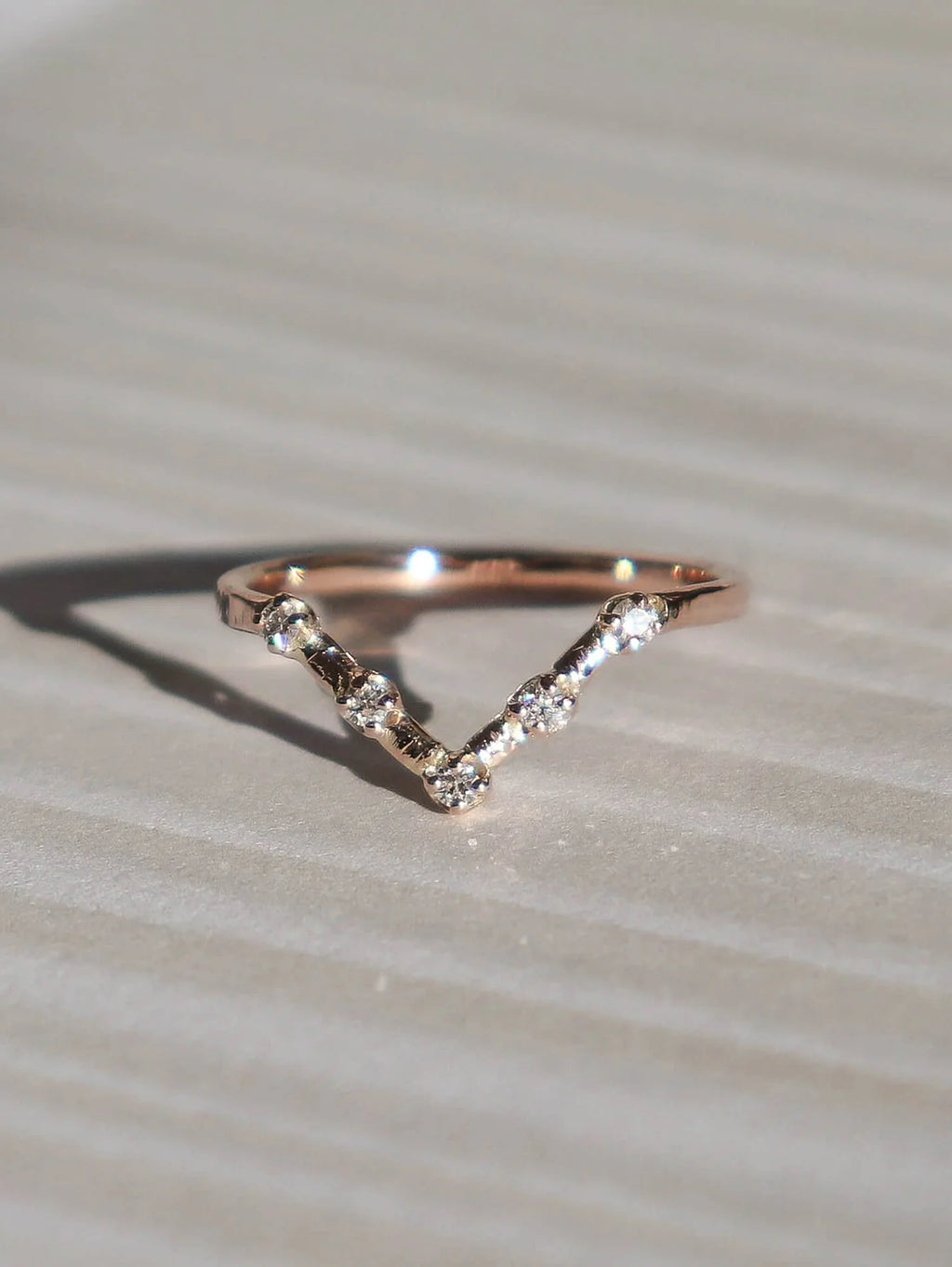 Chevron Band With Diamonds