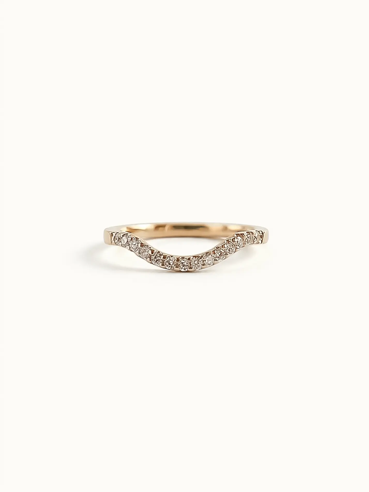 Dawn Curved Diamond Band