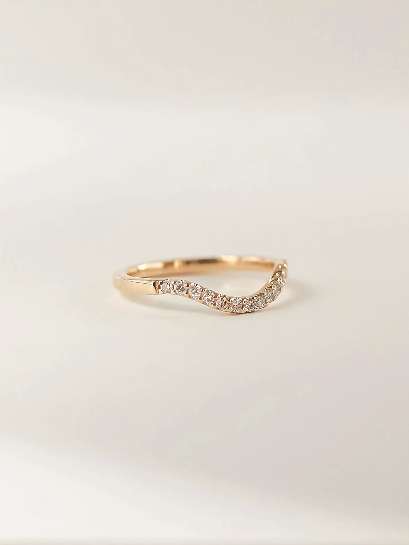 Dawn Curved Diamond Band