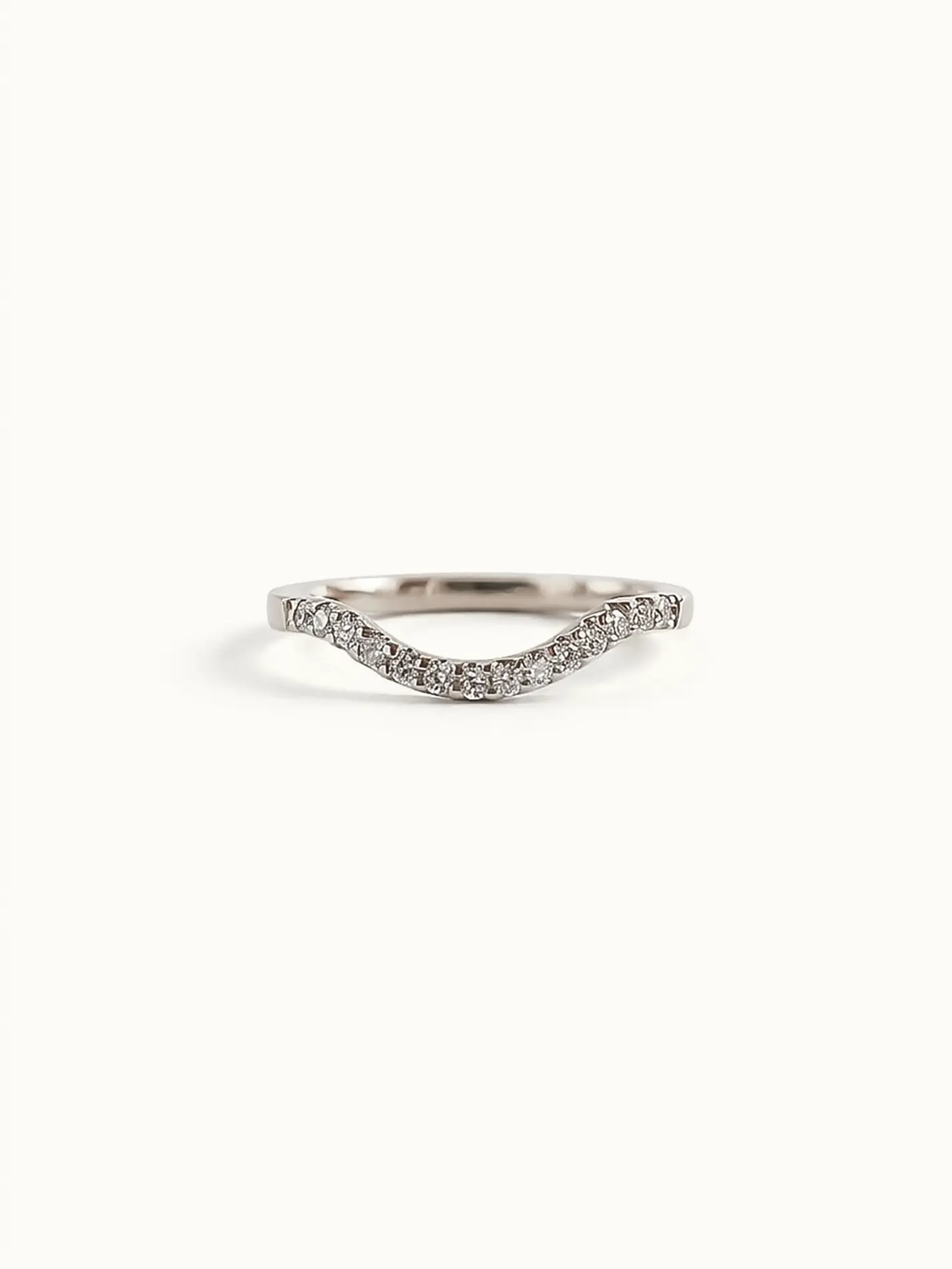 Dawn Curved Diamond Band