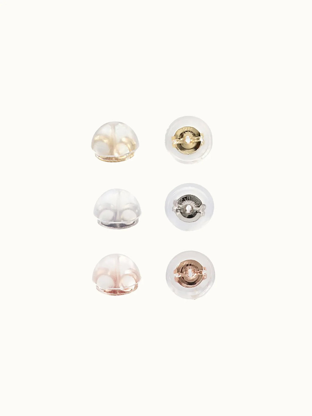 Silicone earring backs