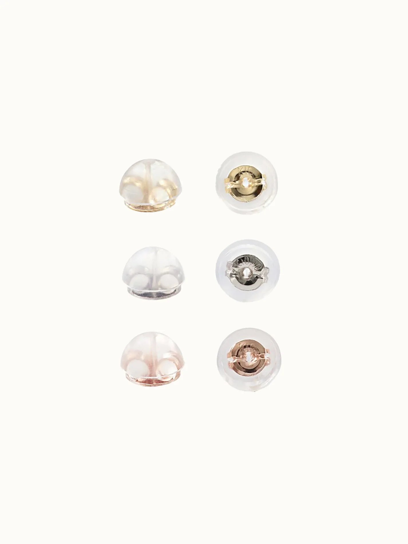 Silicone earring backs