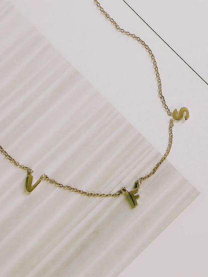 Mini initial bracelet