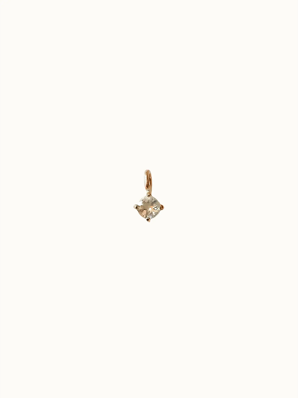 June Birthstone Necklace: Moonstone