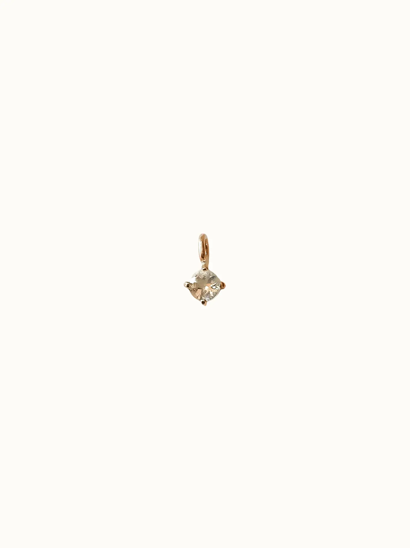 June Birthstone Necklace: Moonstone