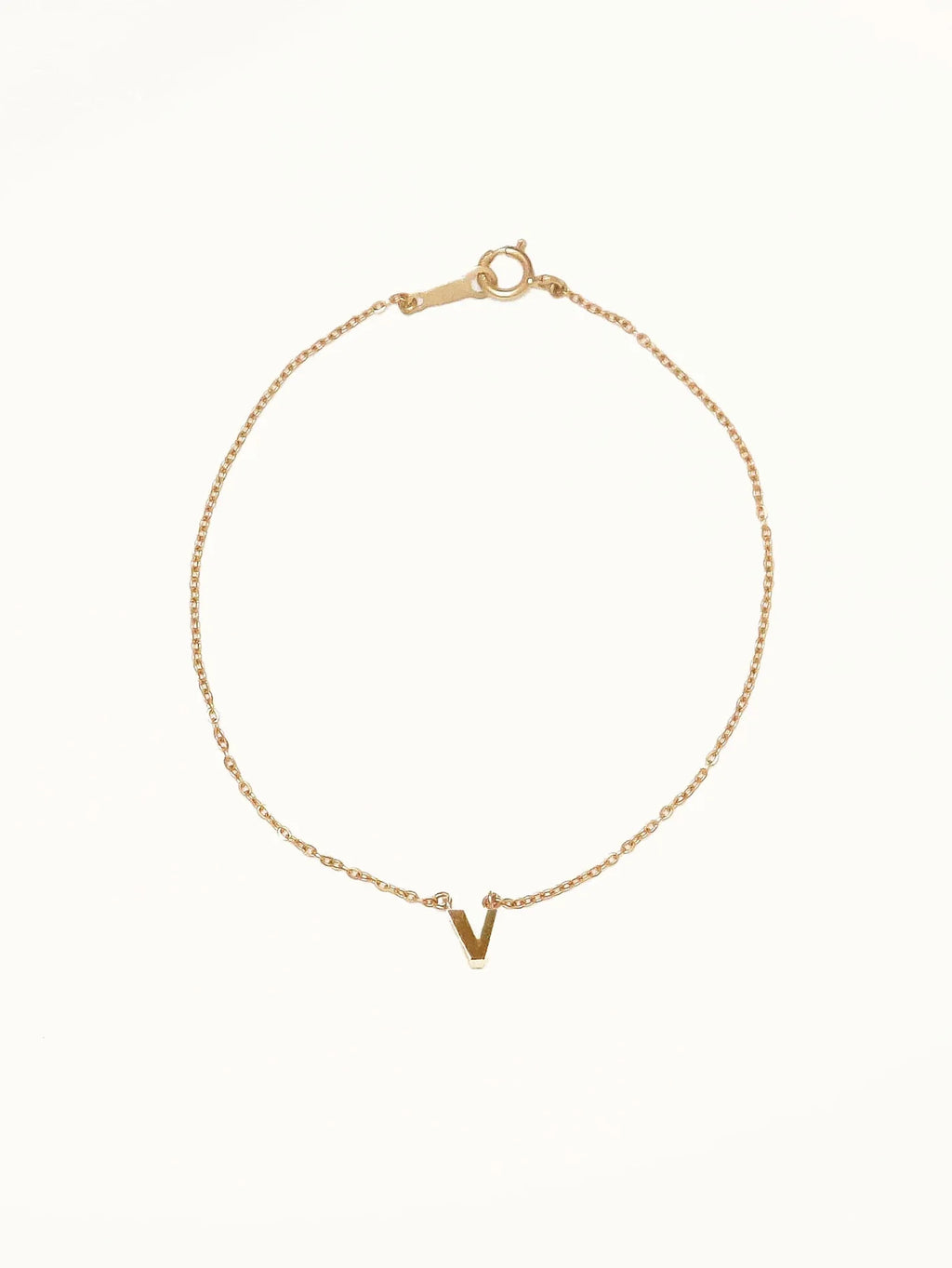 Mini initial bracelet