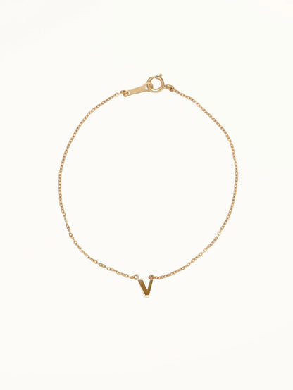 Mini initial bracelet