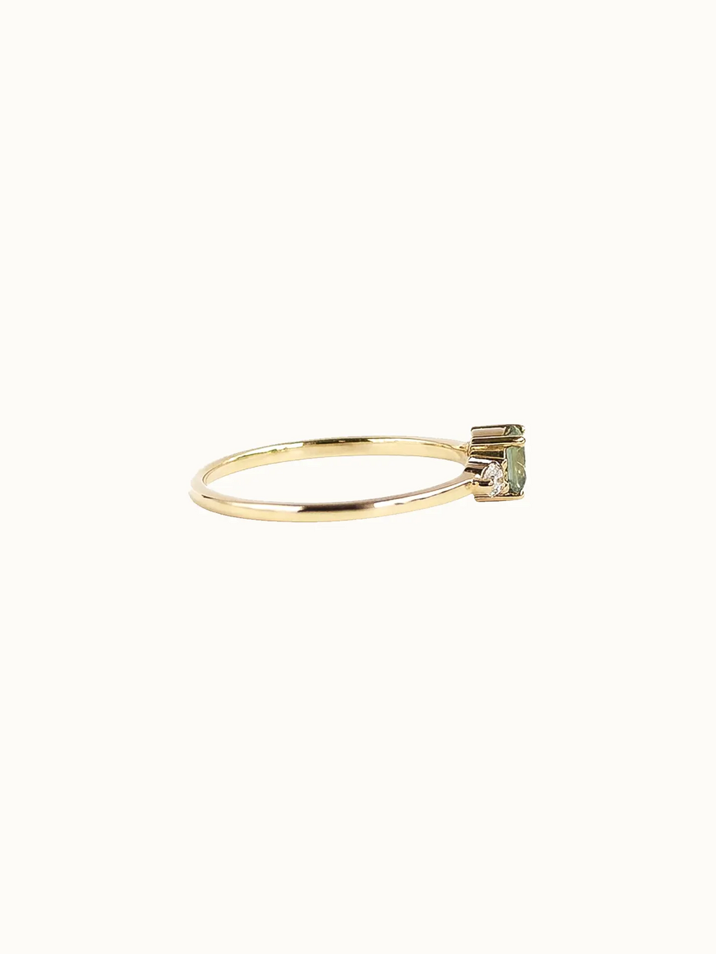 Mint green Montana sapphire. Ready-to-ship