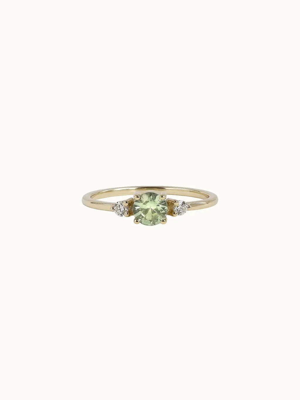 Mint green Montana sapphire. Ready-to-ship