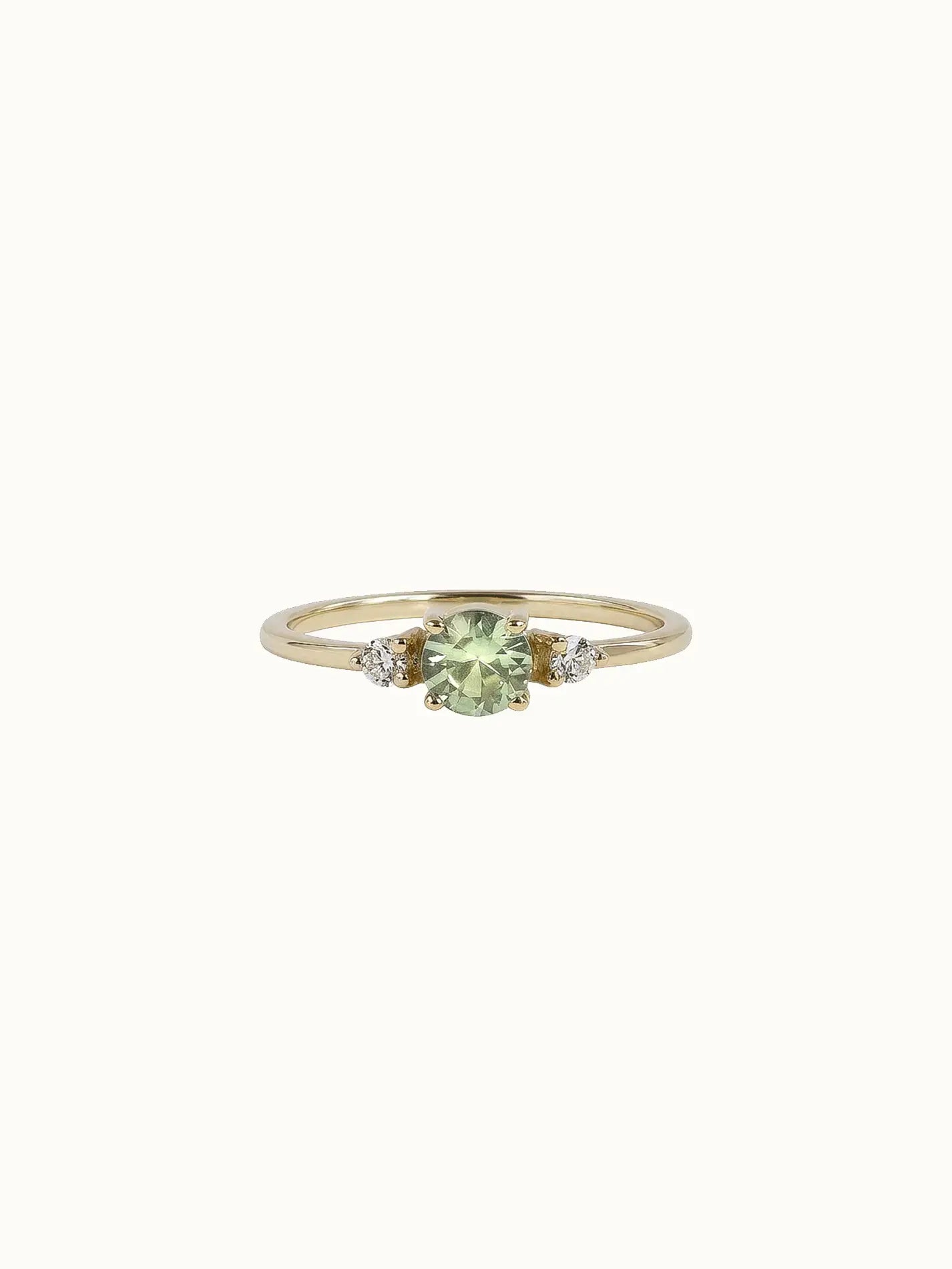 Mint green Montana sapphire. Ready-to-ship