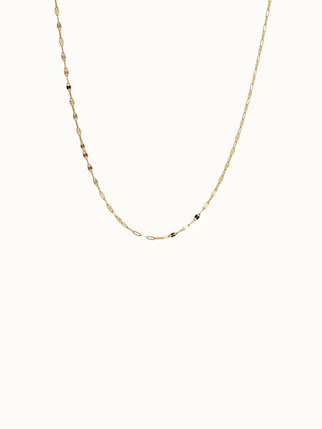 Moonlit chain necklace