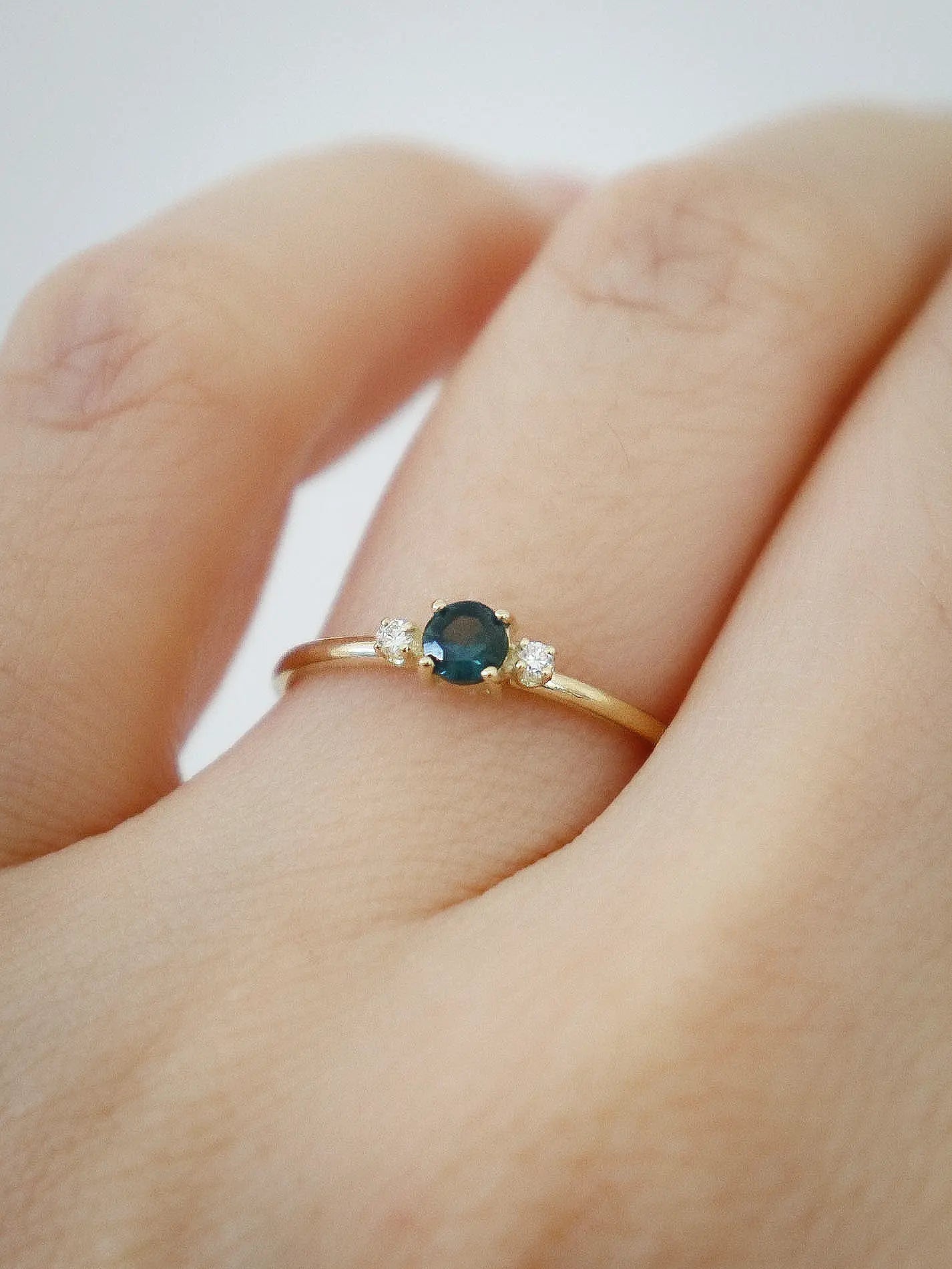 Small Sapphire Tuscan Ring