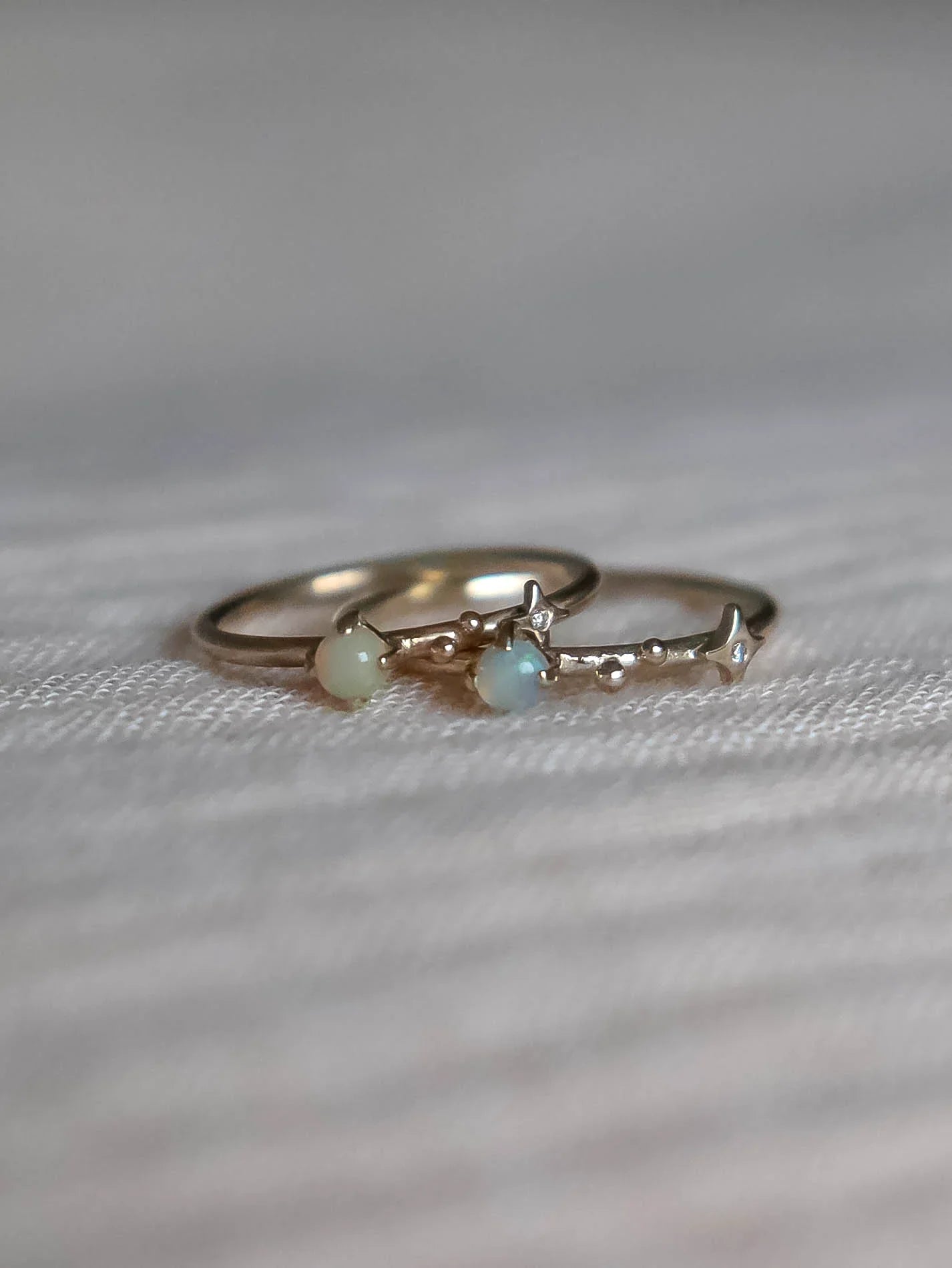 Opal north star universe ring