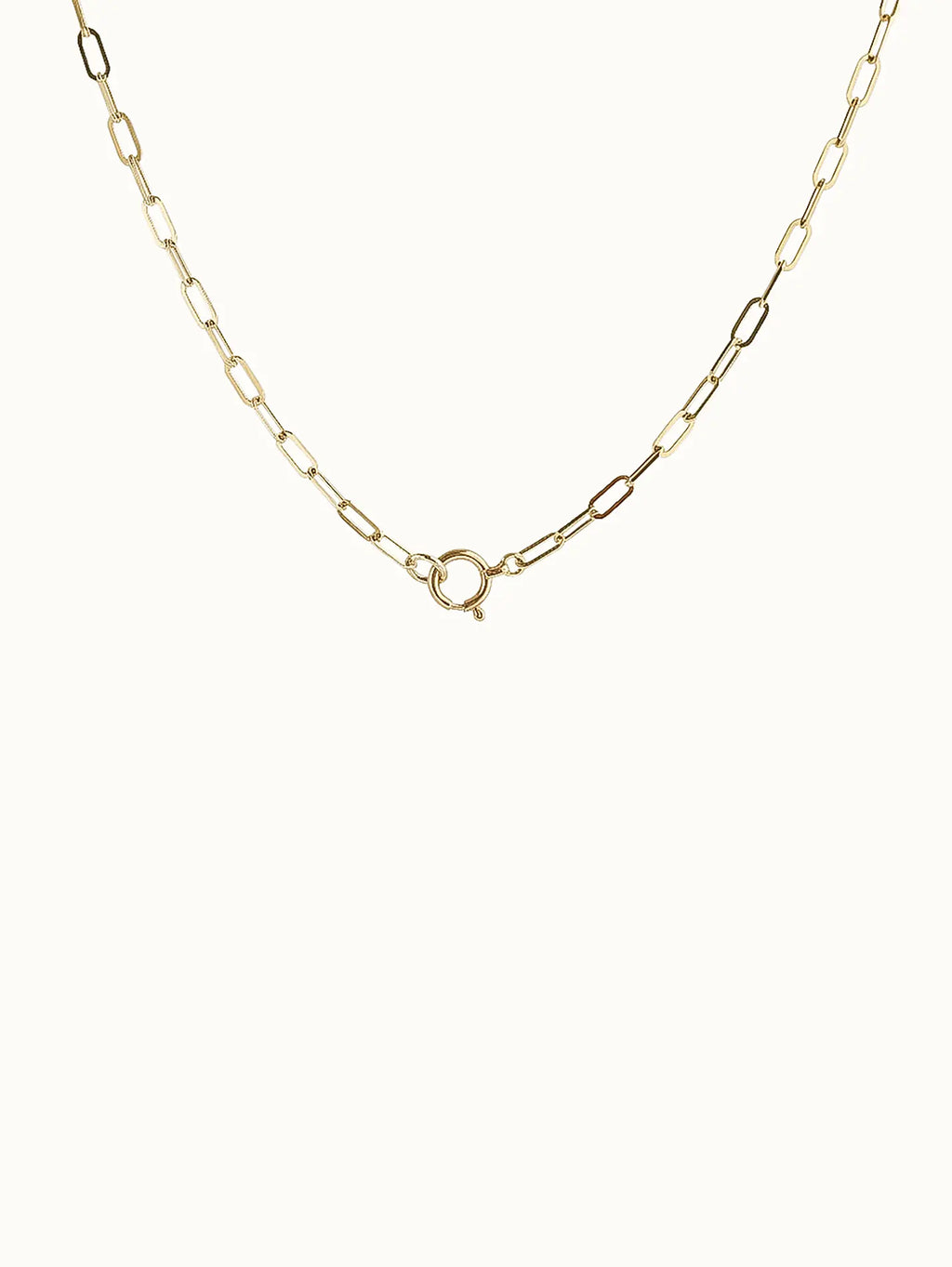 Paperclip chain necklace