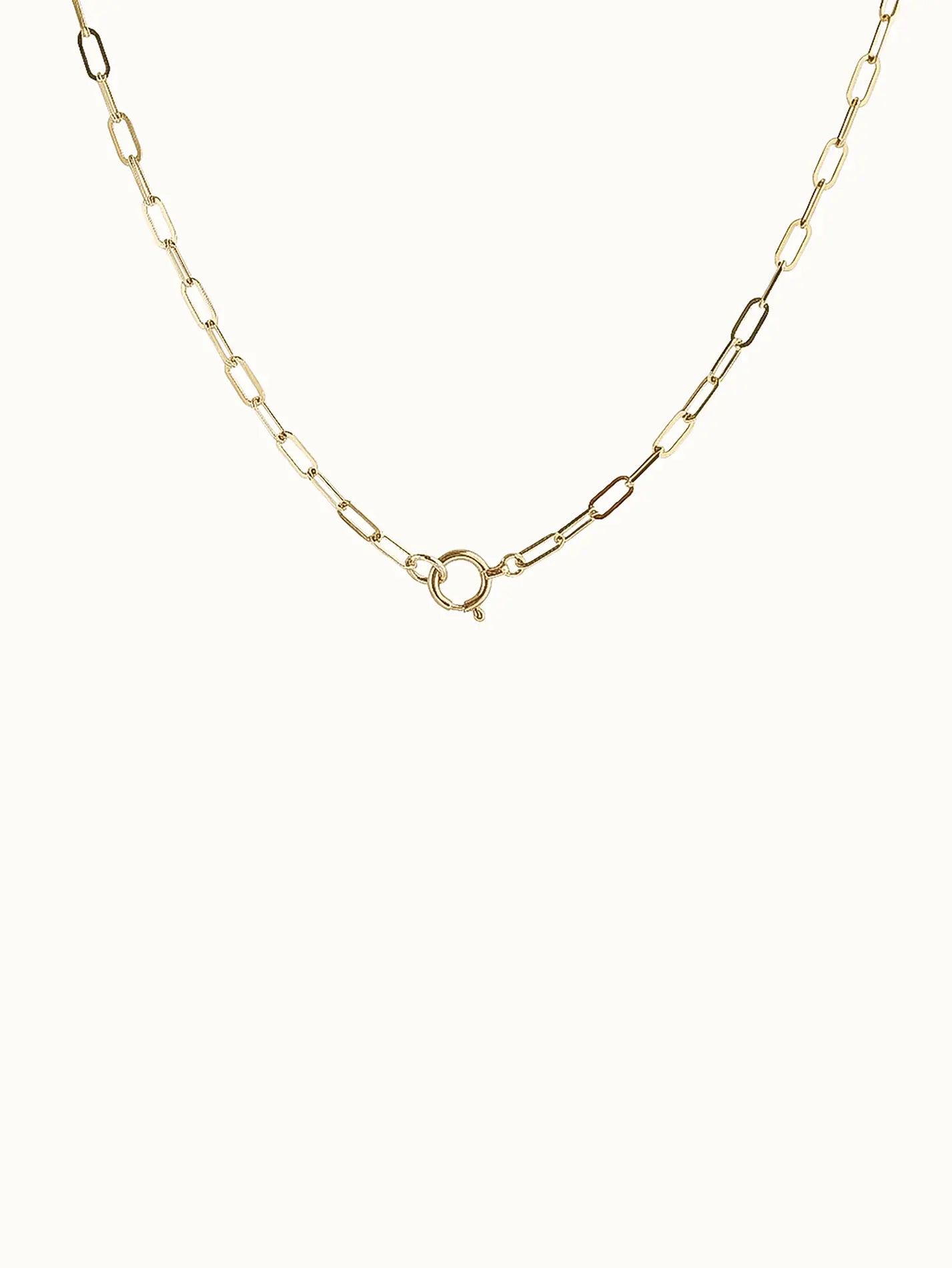 Paperclip chain necklace