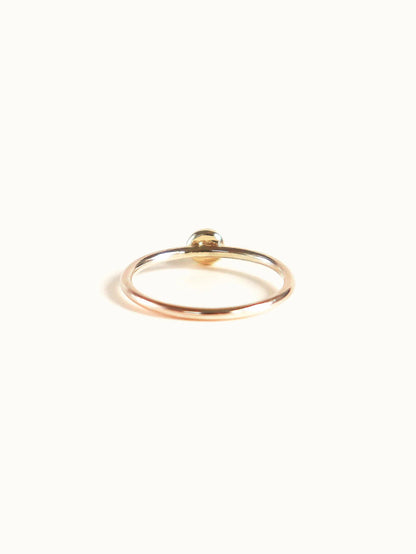 Black diamond pebble ring
