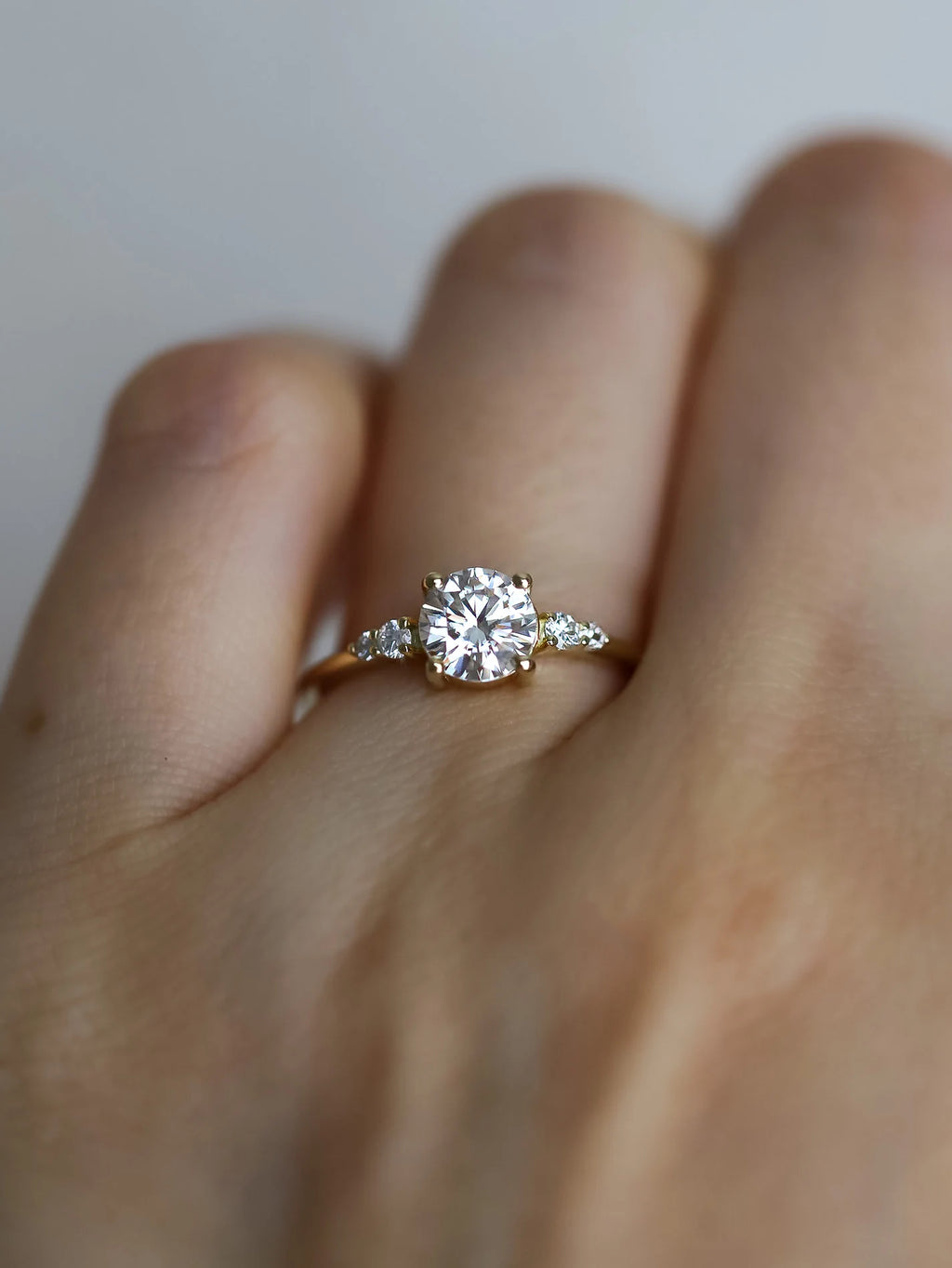 Sonnet 1 CT. Round brilliant cut lab diamond