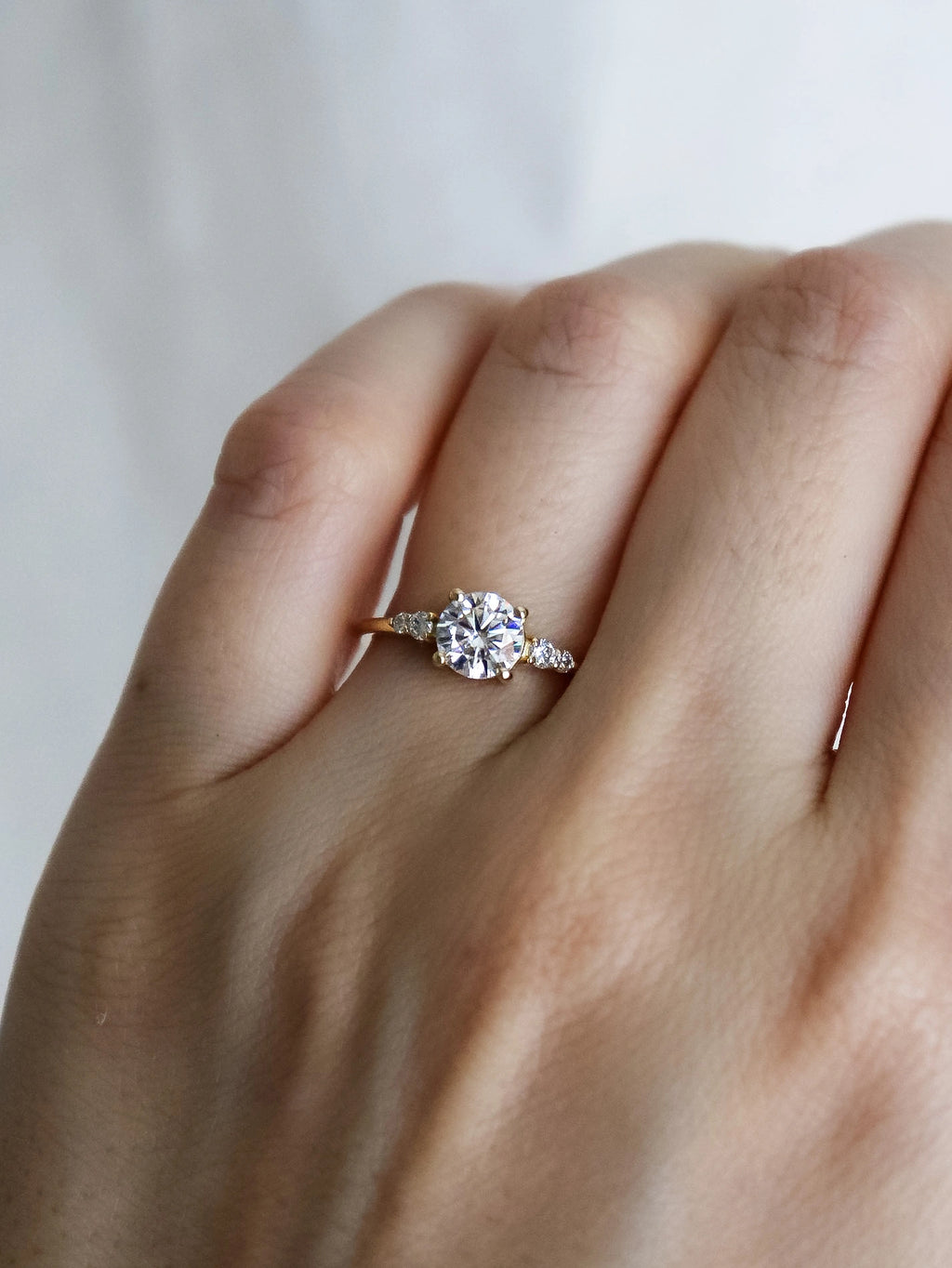 Sonnet 1 CT. Round brilliant cut lab diamond