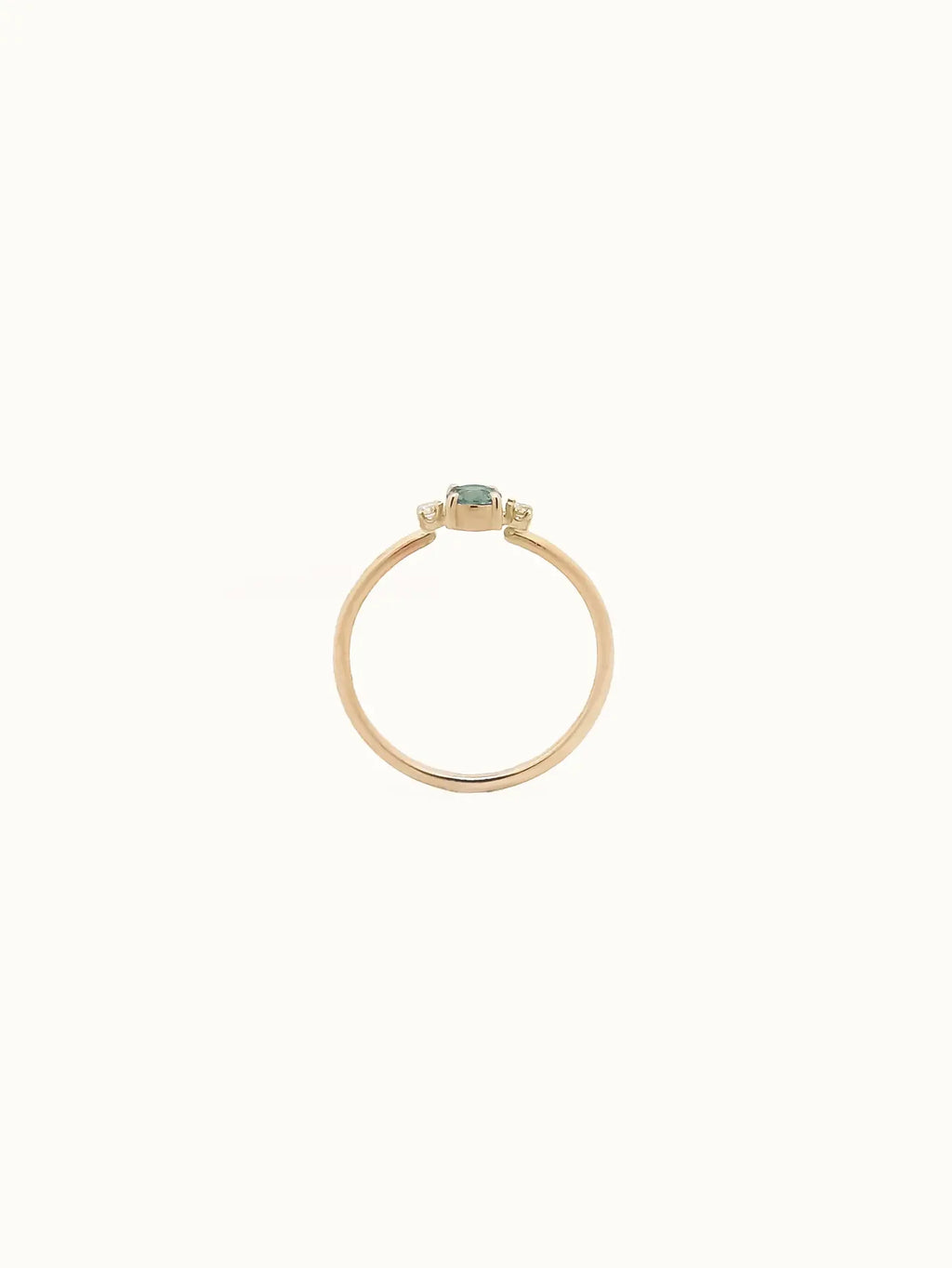 light green sapphire ring