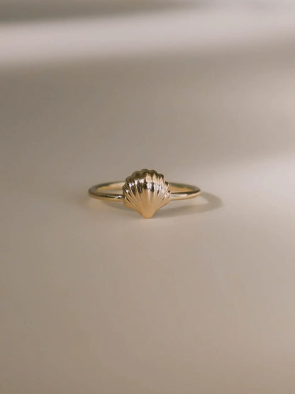 venus shell ring studio cosette jewelry