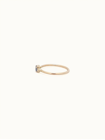 Winter - Icy blue sapphire ring