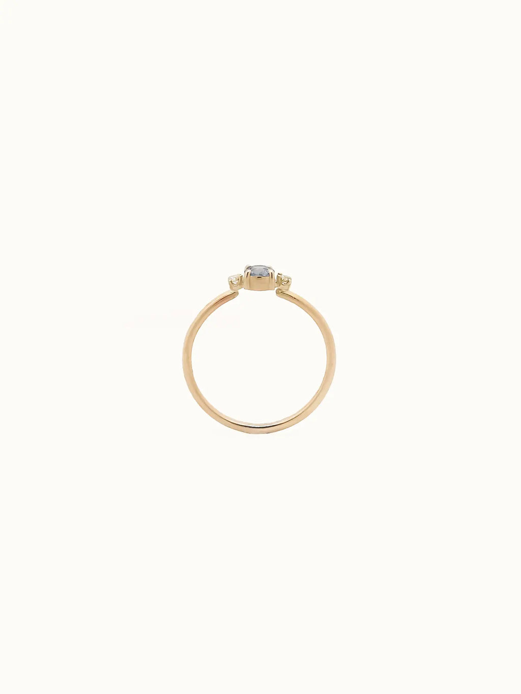 Winter - Icy blue sapphire ring