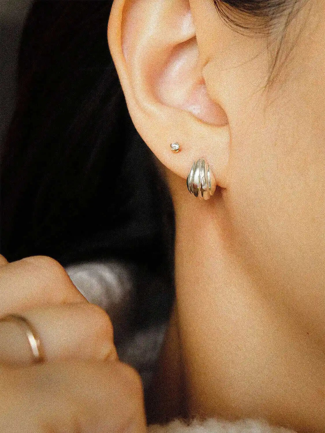 baby diamond studs